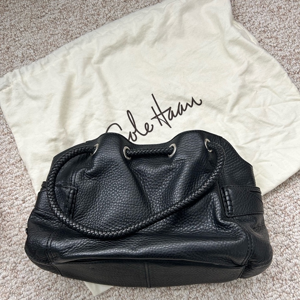 Cole Haan black leather bag